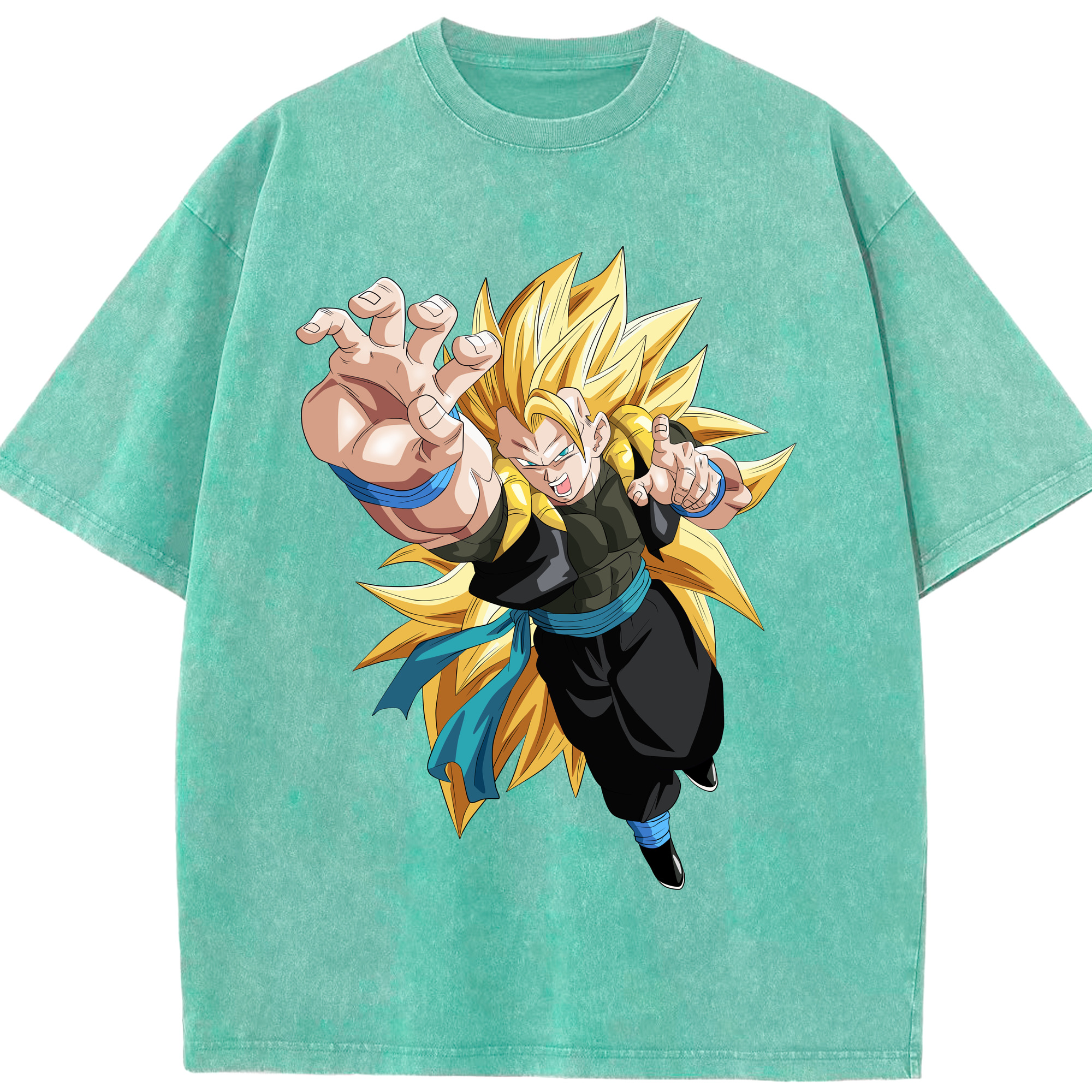 （画像用） ドラゴンボール ベジータ四世（Bejīta Yonsei）DRAGON BALL Vegeta IV 綿100% ヴィンテージ風 半袖Tシャツ（フロントプリント）